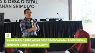 Sinau Bareng Perangkat Desa se-Kecamatan Paguyangan, Brebes di Kalurahan Srimulyo