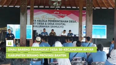 Sinau Bareng Kalurahan Srimulyo Bersama Perangkat Desa se-Kecamatan Anyar Serang Provinsi Banten