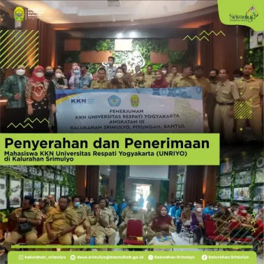 Bersiap Alih Ilmu Pengetahuan dan Teknologi, 203 Mahasiswa UNRIYO Diterjunkan ke Srimulyo