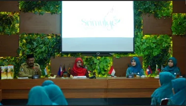 Lurah Srimulyo Terima Kunjungan Dari TP-PKK Dharmasraya 