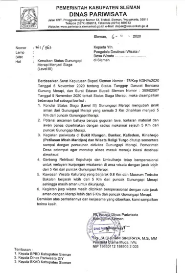 Info Terkini Kenaikan Status Gunung Api Merapi Menjadi Siaga Level III