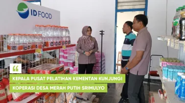 Kepala Pusat Pelatihan Kementan Kunjungi Koperasi Desa Merah Putih Srimulyo