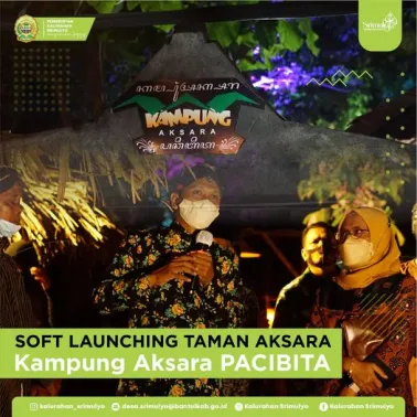 Soft Launching Taman Aksara Kampung Aksara Pacibita