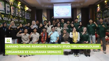 Karang Taruna Asansafa Siumbatu Studi Tiru Pengelolaan Organisasi ke Kalurahan Srimulyo
