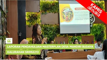 [Kamis Aksara] FGD Laporan Pendahuluan Masterplan Desa Mandiri Budaya Kalurahan Srimulyo