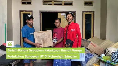 Selisih Paham Sebabkan Kebakaran Rumah Warga Padukuhan Sandeyan RT 01