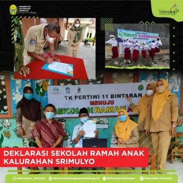 Deklarasi Sekolah Ramah Anak Kalurahan Srimulyo