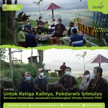 Untuk Ketiga Kalinya, Pokdarwis Srimulyo Bersama Universitas Janabadra Kembangkan Wisata Melalui PKW