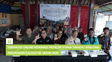 Verifikasi Online Nominasi Proklim Utama Tingkat Nasional 2025 Padukuhan Kaligatuk