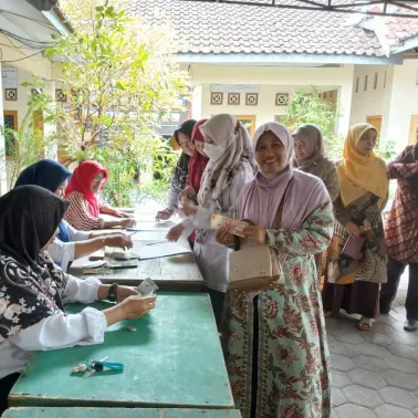 Pembagian Honorarium Pendidik TK dan Pendidik Paud Kalurahan Srimulyo Triwulan II