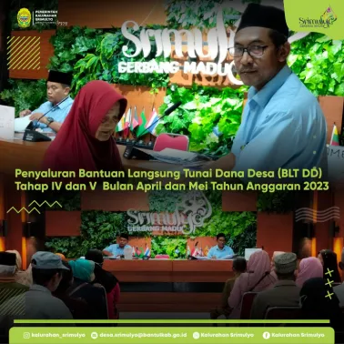 Penyaluran BLT DD Tahap IV-V Tahun 2023 Kalurahan Srimulyo