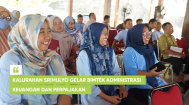 Kalurahan Srimulyo Gelar Bimtek Administrasi Keuangan dan Perpajakan