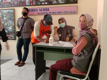 KPPS DAN LINMAS MULAI JALANI RAPID TES