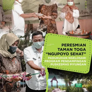 Peresmian Taman Toga Ngupoyo Sehat Padukuhan Ngelosari