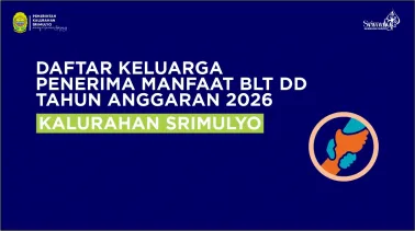 Daftar Keluarga Penerima Manfaat BLT DD Tahun Anggaran 2026