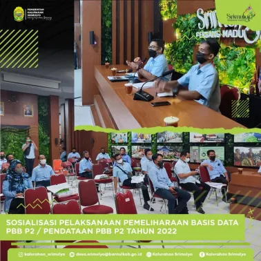 Sosialisasi Pelaksanaan Pendataaan PBB-P2 Tahun 2022 oleh BPKPAD Kabupaten Bantul
