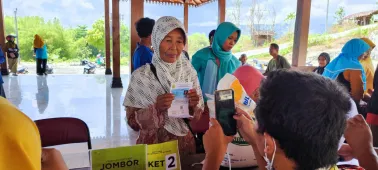 Penyaluran Bantuan Beras CBP untuk Masyarakat Srimulyo  