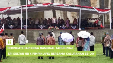 Peringati Hari Desa Nasional Tahun 2026, Sri Sultan HB X Pimpin Apel Bersama Kalurahan se-DIY 