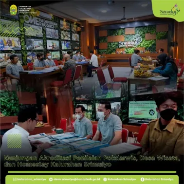 Kunjungan Akreditasi Penilaian Pokdarwis, Desa Wisata dan Homestay Kalurahan Srimulyo