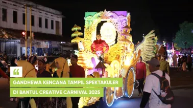 Gandhewa Kencana Tampil Spektakuler di Bantul Creative Carnival 2025