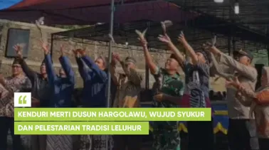 Kenduri Merti Dusun Hargolawu, Wujud Syukur dan Pelestarian Tradisi Leluhur