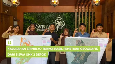 Siswa SMK N 2 Depok Paparkan Hasil Observasi Pemetaan Geografis di Kalurahan Srimulyo