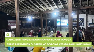 Sosialisasi Pengelolaan Sampah Rumah Tangga Empat Padukuhan di Srimulyo Dorong Kesadaran Lingkungan 
