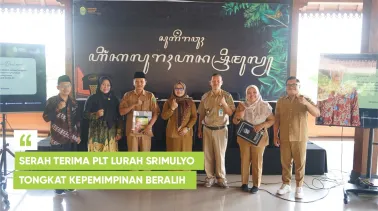 Serah Terima PLT Lurah Srimulyo, Tongkat Kepemimpinan Beralih