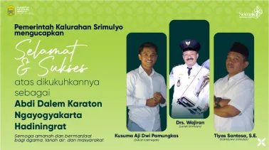 Selamat, Lurah dan Pamong Srimulyo Dikukuhkan Sebagai Abdi Dalem Keraton Ngayogyakarta Hadiningrat