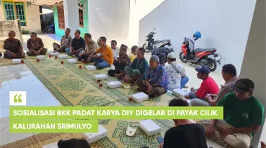 Sosialisasi BKK Padat Karya DIY Digelar di Payak Cilik