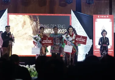 Putra Putri Srimulyo Sabet Juara Dimas Diajeng Digital Bantul 2023