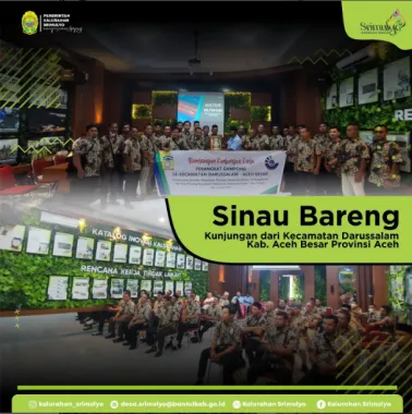 Kunjungan Kerja Dari Kecamatan Darussalam Kabupaten Aceh Besar Provinsi Aceh
