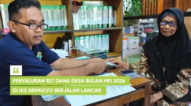 Penyaluran BLT Dana Desa Bulan Mei 2026 di IKS Srimulyo Berjalan Lancar