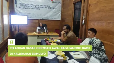 Pelatihan Dasar Orientasi Awal bagi Pamong Baru Kalurahan Srimulyo