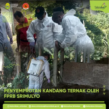 Pemerintah Kalurahan Srimulyo Bersama FPRB Srimulyo Antisipasi Penyebaran Virus Antraks
