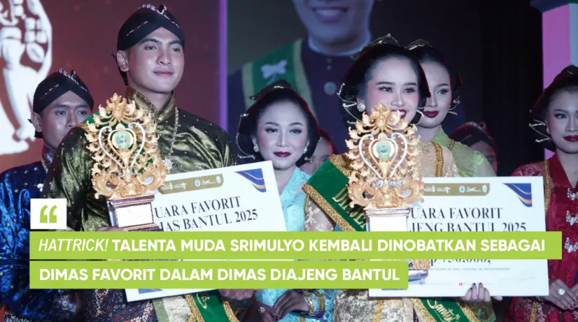 Hattrick! Talenta Muda Srimulyo Kembali Dinobatkan sebagai Dimas Favorit dalam Dimas Diajeng Bantul
