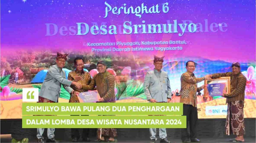 Srimulyo Bawa Pulang Dua Penghargaan dalam Lomba Desa Wisata Nusantara Tahun 2024