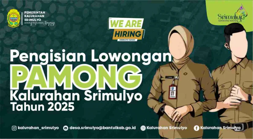 Lowongan Kerja : Srimulyo Memanggil, Bergabunglah Bersama Srimulyo Squad!
